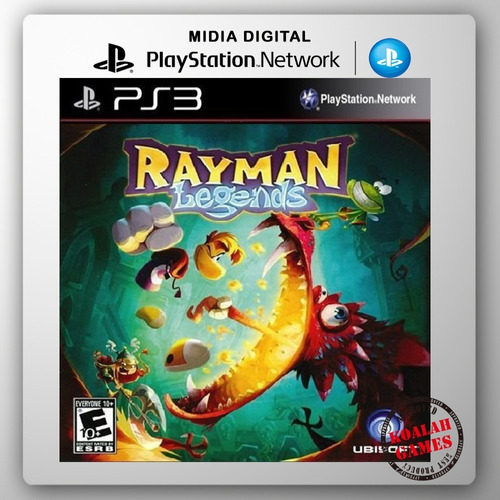 Rayman Legends - Jogo Digital Ps3